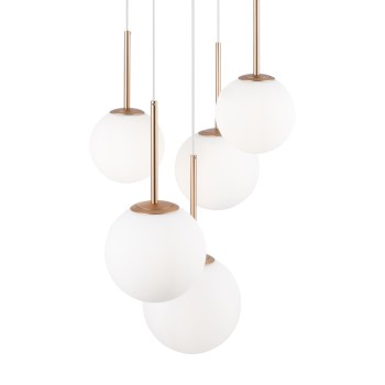 Lustră modernă Basic form auriu Maytoni, D58, 5xE14