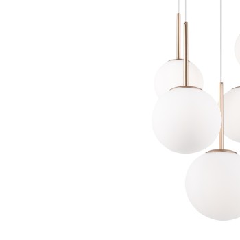 Lustră modernă Basic form auriu Maytoni, D58, 5xE14