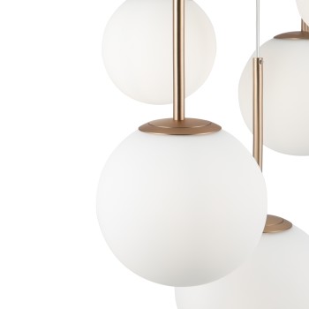 Lustră modernă Basic form auriu Maytoni, D58, 5xE14