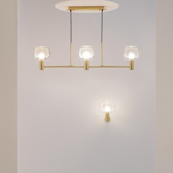 Lustră modernă Vision auriu Maytoni, H154, 3xE14