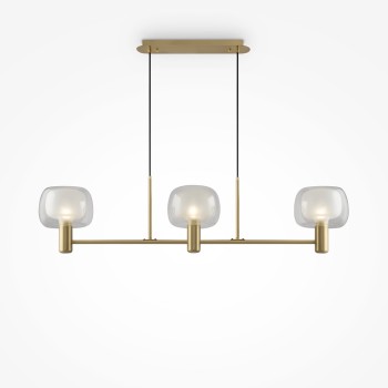 Lustră modernă Vision auriu Maytoni, H154, 3xE14