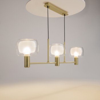 Lustră modernă Vision auriu Maytoni, H154, 3xE14
