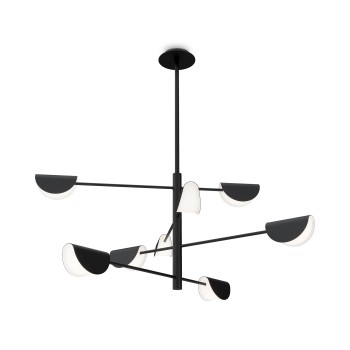 Lustră modernă Mollis negru Maytoni, 8xG9