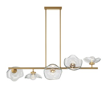 Lustră modernă Miracle alamă Maytoni, H84, 5xG9