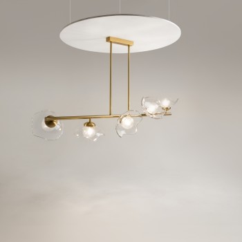 Lustră modernă Miracle alamă Maytoni, H84, 5xG9