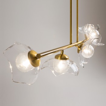 Lustră modernă Miracle alamă Maytoni, H84, 5xG9