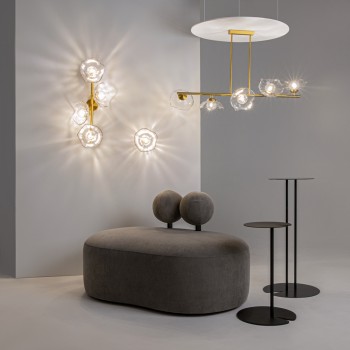 Lustră modernă Miracle alamă Maytoni, H84, 5xG9