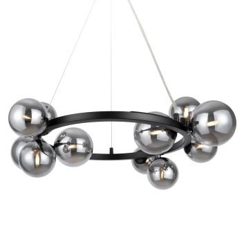Lustră modernă Dallas negru Maytoni, D67, 11xG9
