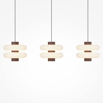 Lustră LED Nuvem maro Maytoni, H318, 23W