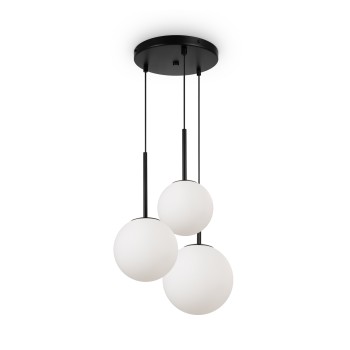 Lustră modernă Basic form negru Maytoni, D40, 3xE14