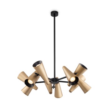 Lustră modernă Giro alamă Maytoni, D69, 10xGU10
