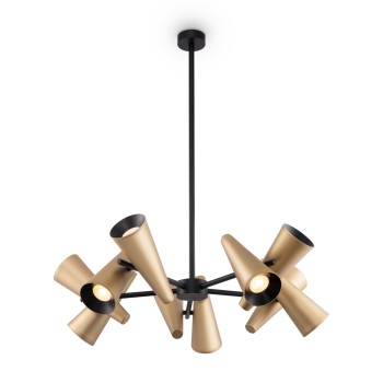 Lustră modernă Giro alamă Maytoni, D69, 10xGU10