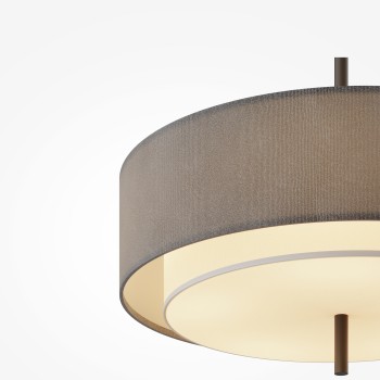 Lustră modernă Bergamo negru Maytoni, D50, 5xE27, grey