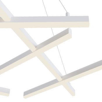 Lustră LED Line alb Maytoni, H101, 79W