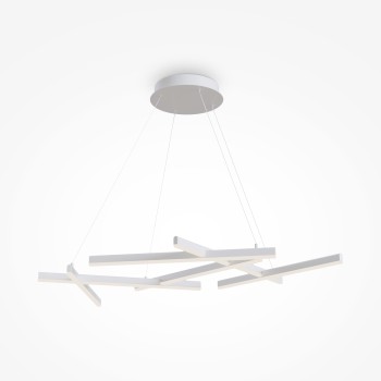 Lustră LED Line alb Maytoni, H101, 79W