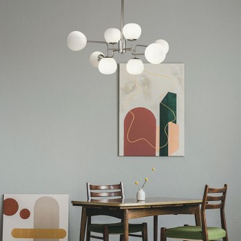 Lustră modernă Erich nichel Maytoni, H129, 8xE14