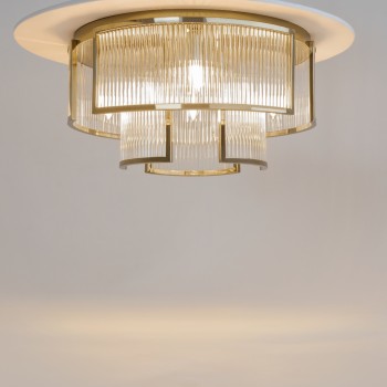 Plafonieră Frame auriu Maytoni, D55, 6xE14