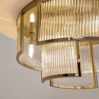 Plafonieră Frame auriu Maytoni, D55, 6xE14