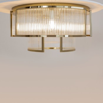 Plafonieră Frame auriu Maytoni, D55, 6xE14