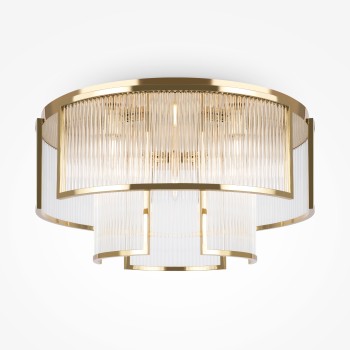 Plafonieră Frame auriu Maytoni, D65, 9xE14