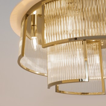 Plafonieră Frame auriu Maytoni, D65, 9xE14