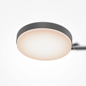 Plafonieră LED Fad negru Maytoni, H100, 15W