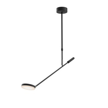 Plafonieră LED Fad negru Maytoni, H120, 8W