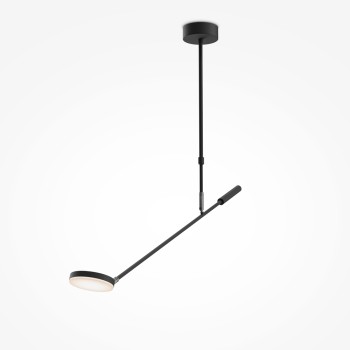 Plafonieră LED Fad negru Maytoni, H120, 8W