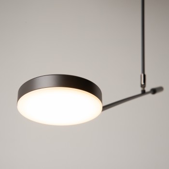 Plafonieră LED Fad negru Maytoni, H120, 8W