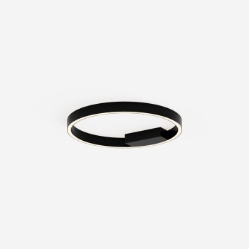 Plafonieră LED Rim negru Maytoni, D40, 24W