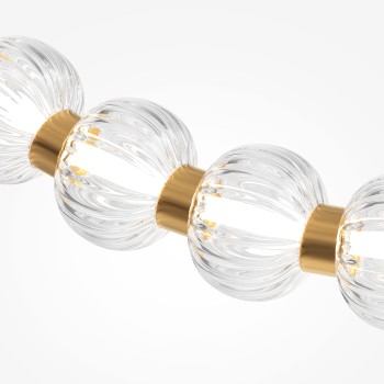 Plafonieră LED Amulet auriu Maytoni, H64, 36W