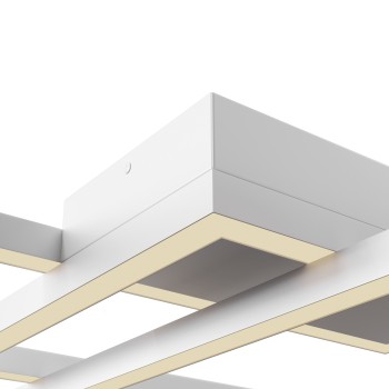 Plafonieră LED Rida alb Maytoni, H78, 80W