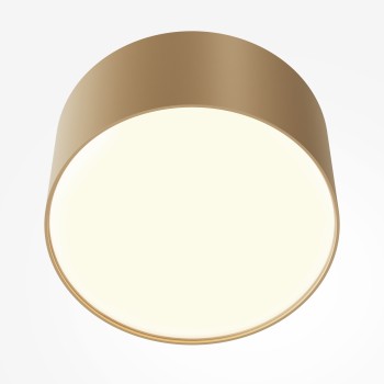 Plafonieră LED Zon auriu mat Maytoni, D12, 12W