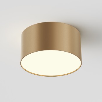 Plafonieră LED Zon auriu mat Maytoni, D12, 12W