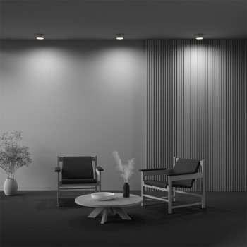 Plafonieră LED Zon auriu mat Maytoni, D12, 12W