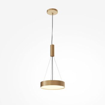 Plafonieră LED Zon auriu mat Maytoni, D30, 36W