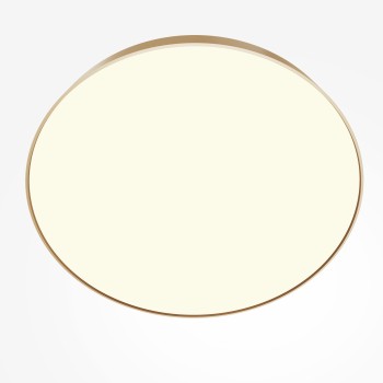 Plafonieră LED Zon auriu mat Maytoni, D60, 90W