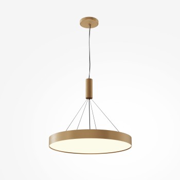 Plafonieră LED Zon auriu mat Maytoni, D60, 90W