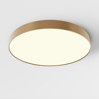 Plafonieră LED Zon auriu mat Maytoni, D60, 90W