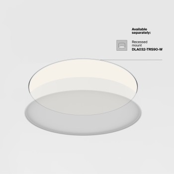 Plafonieră LED Zon auriu mat Maytoni, D60, 90W