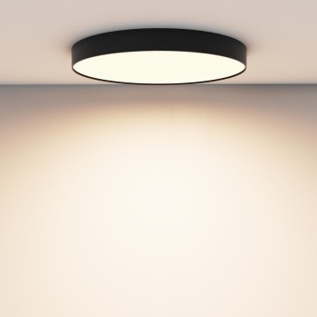 Plafonieră LED Zon negru Maytoni, D60, 90W