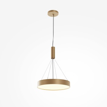 Plafonieră LED Zon auriu mat Maytoni, D40, 45W