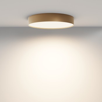 Plafonieră LED Zon auriu mat Maytoni, D40, 45W