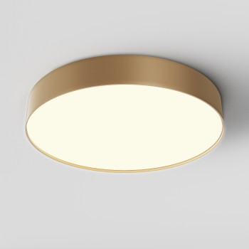 Plafonieră LED Zon auriu mat Maytoni, D40, 45W