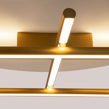 Plafonieră LED Radiance auriu Maytoni, H13, 50W