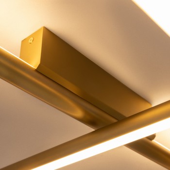 Plafonieră LED Radiance auriu Maytoni, H13, 50W
