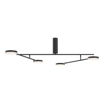 Plafonieră LED Fad negru Maytoni, H27, 26W