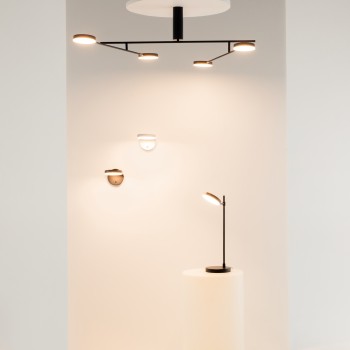 Plafonieră LED Fad negru Maytoni, H27, 26W
