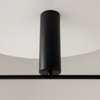 Plafonieră LED Fad negru Maytoni, H27, 26W