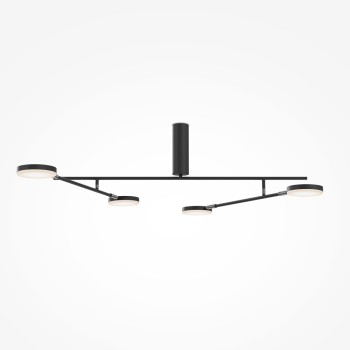 Plafonieră LED Fad negru Maytoni, H27, 26W